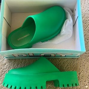 Jeffrey Campbell rubber clogs